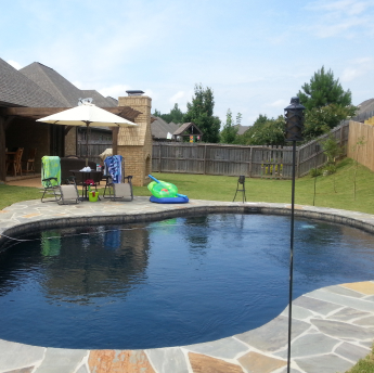 Custom gunite pool project 2